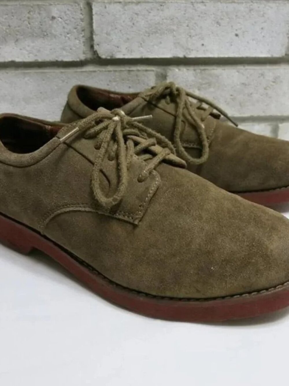 Bass Suede Leather Casual Dress Oxfords Comfort Shoes Men's Size 9 M